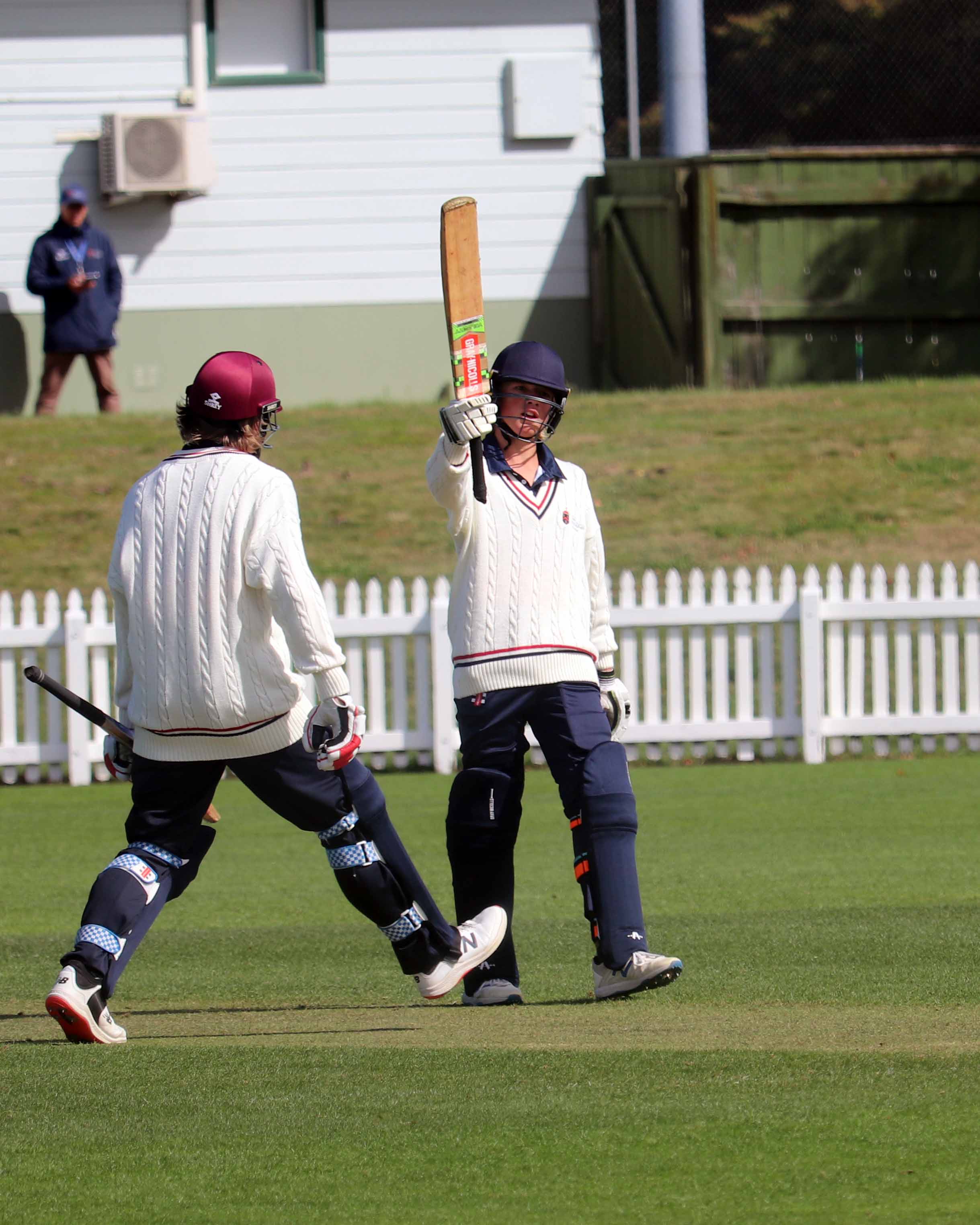 Fred Gordon enjoyed a day out for John McGlashan, scoring 50 runs and taking a 5-wicket-bag