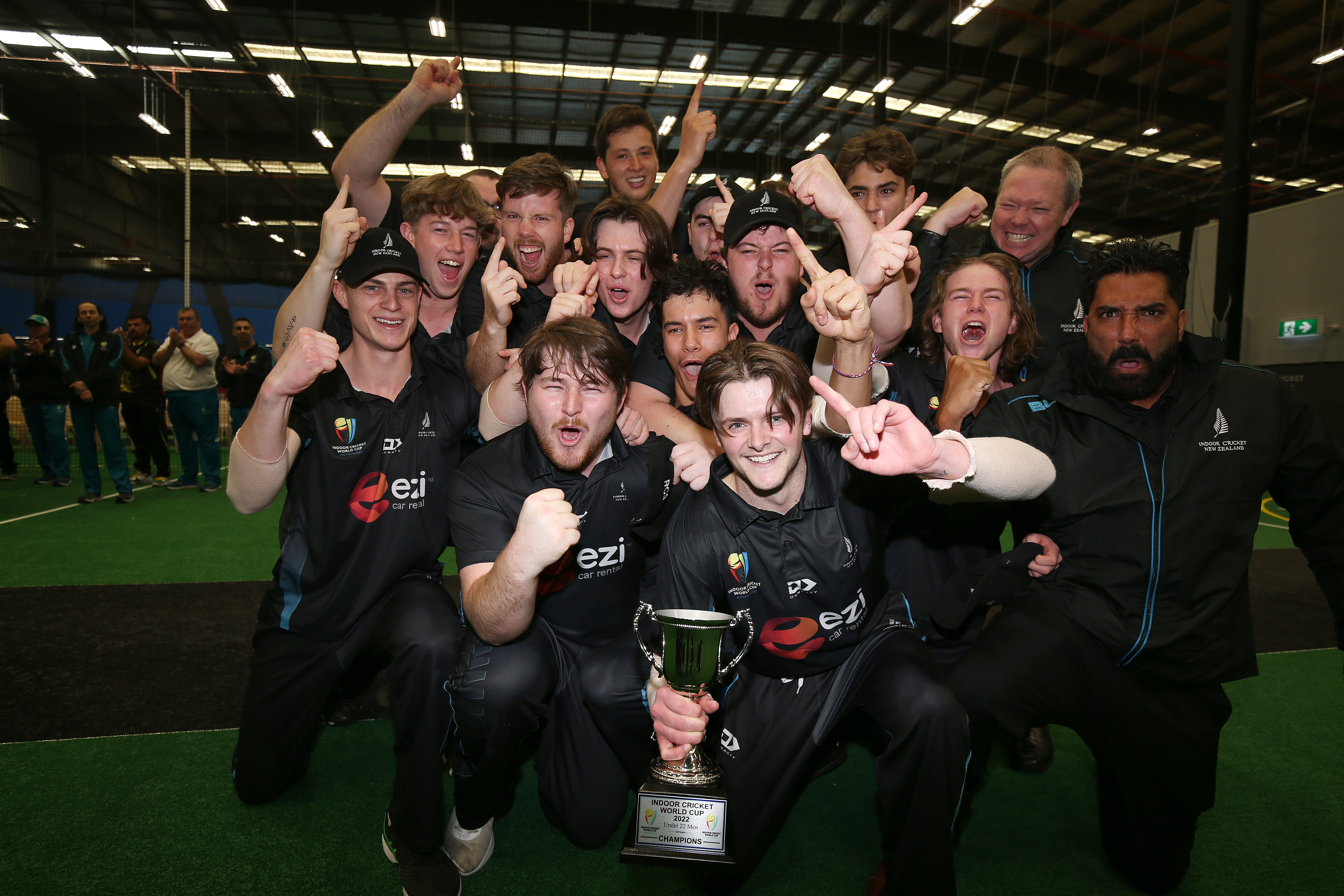 NZ U22 Men celebrate