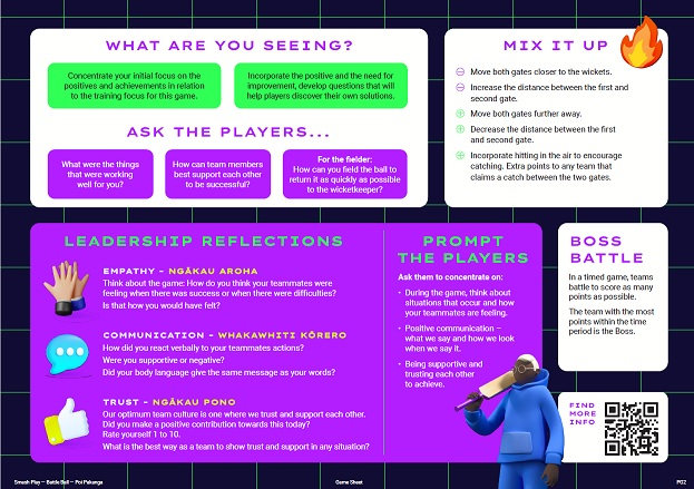 Game Card showing leadership information